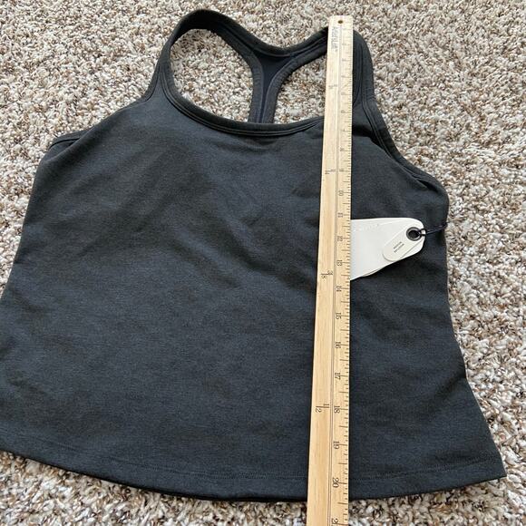 Prana Heavana Racerback Tank Women's Medium Black Heather Fitted Soft Scoop Neck - Picture 8 of 8